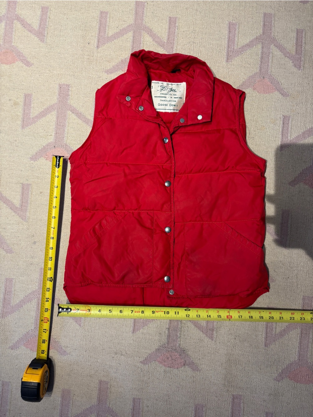 VINTAGE LL Bean goose down vest